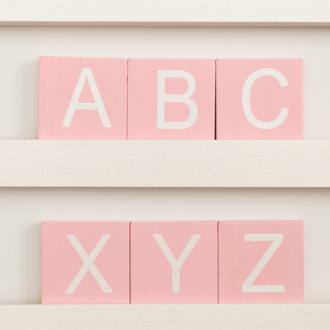 Premium Tile Letter Set for Tile Boards